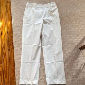 Pendleton White Chinos with High Waist and Relaxed Fit
